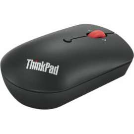 Lenovo ThinkPad USB-C Wireless Compact Mouse, Optical, Wireless, 2.40 GHz, Black