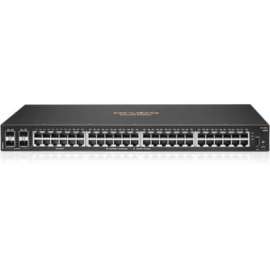 HPE Aruba 6000 48G 4SFP Switch - 48 Ports - Manageable - Gigabit Ethernet - 10/100/1000Base-T, 1000Base-X - 3 Layer Supported - Modular - 4 SFP Slots - 44.20 W Power Consumption - Optical Fiber, Twisted Pair - 1U High - Rack-mountable, Cabinet Mount