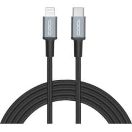 CODi 6' USB-C to Lightning (MFI Certified) Braided Nylon Charge & Sync Cable, 6 ft Lightning/USB-C Data Transfer Cable, First End: 1 x Lightning, Male, Second End: 1 x USB Type C