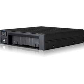 Cremax Icy Dock FlexiDOCK MB021VP-B Drive Enclosure for 3.5" U.2, PCI Express NVMe, SFF-8654 SlimSAS Host Interface Internal, Black, 1 x SSD Supported, 1 x Total Bay