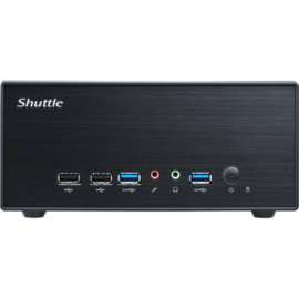 Shuttle Computer Shuttle XPC slim XH510G2 Barebone System, Socket LGA-1200, 1 x Processor Support, Intel H510 Express Chip, 64 GB DDR4 SDRAM DDR4-3200/PC4-25600 Maximum RAM Support