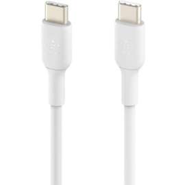 Belkin BoostCharge USB-C to USB-C Cable(1 meter / 3.3 foot, White) - 3.3 ft USB-C Data Transfer Cable - First End: USB 2.0 Type C - Second End: USB 2.0 Type C - White