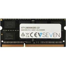 V7 8GB DDR3 PC3-12800, 1600Mhz SO DIMM Notebook Memory Module, V7128008GBS-LV, For Notebook, 8 GB