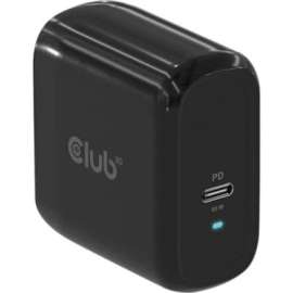 Club 3D AC Adapter, 65 W, 120 V AC, 230 V AC Input, 5 V DC/3.25 A, 9 V DC, 12 V DC, 15 V DC, 20 V DC Output, Black
