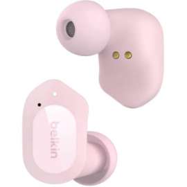 Belkin Mobile Belkin SOUNDFORM Play True Wireless Earbuds - Stereo - USB Type C - True Wireless - Bluetooth - Earbud - Binaural - In-ear - Noise Canceling - Petal