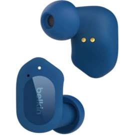 Belkin Mobile Belkin SOUNDFORM Play True Wireless Earbuds - Stereo - USB Type C - True Wireless - Bluetooth - Earbud - Binaural - In-ear - Noise Canceling - Blue