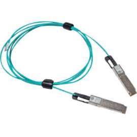 NVIDIA Active Fiber Cable, IB HDR, up to 200Gb/s, QSFP56, LSZH, Black Pulltab, 15m, 49.21 ft Fiber Optic Network Cable for Network Device, 200 Gbit/s, LSZH, Black