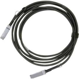 Nvidia Mellanox 100GbE QSFP28 Direct Attach Copper Cable, 8.20 ft Twinaxial Network Cable for Network Device, First End: 1 x SFF-8665 QSFP28 Network, Second End: 1 x SFF-8665 QSFP28 Network, 100 Gbit/s