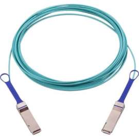 Nvidia Mellanox Active Fiber Cable, IB EDR, up to 100Gb/s, QSFP, LSZH, 30m - 98.43 ft Fiber Optic Network Cable for Network Device - 100 Gbit/s - LSZH