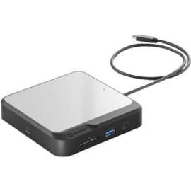 Alogic Dual 4K Universal Compact Docking Station - CH2 - HDMI Edition - for Scanner/Keyboard/Mouse - Memory Card Reader - SD - 100 W - USB Type C - 2 Displays Supported - 4K - 3840 x 2160 - 1 x USB Type-A Ports - USB Type-A - 1 x USB Type-C Ports