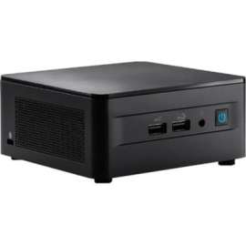 Intel NUC 12 Pro NUC12WSHi3 Barebone System, Mini PC, Socket BGA-1744, Intel Core i3 12th Gen i3-1220P Deca-core (10 Core), Intel Chip