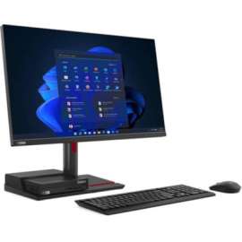 Lenovo ThinkCentre TIO Flex 24i 23.8" Full HD LCD Monitor - 16:9 - Black - 24" Class - In-plane Switching (IPS) Technology - 1920 x 1080 - 16.7 Million Colors - 250 Nit - 4 ms - 60 Hz Refresh Rate - HDMI - VGA - DisplayPort - USB Hub