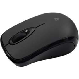 V7 Bluetooth 5.2 Compact Mouse, Black, Works with Chromebook Certified, Optical, Wireless, Bluetooth
