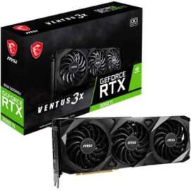 MSI NVIDIA GeForce RTX 3060 Ti Graphic Card - 8 GB GDDR6X - 1.70 GHz Boost Clock - 256 bit Bus Width - PCI Express 4.0 - DisplayPort - HDMI