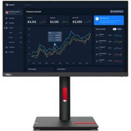 Lenovo ThinkVision T22i-30 21.5" Full HD LCD Monitor - 16:9 - Raven Black