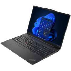Lenovo ThinkPad E16 Gen 1 21JN003XUS 16" Touchscreen Notebook - WUXGA - 1920 x 1200 - Intel Core i7 13th Gen i7-1355U Deca-core (10 Core) 1.70 GHz - 16 GB Total RAM - 8 GB On-board Memory - 512 GB SSD - Graphite Black - Intel Chip - Windows 11 Pro