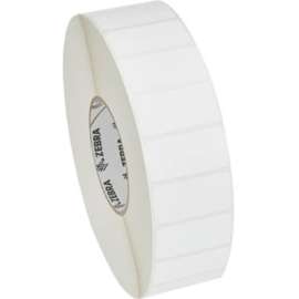 Zebra Technologies Zebra Label Paper 2 x 1in Thermal Transfer Zebra Z-Perform 2000T 3 in core, 2" Width x 1" Length, 5500 / Roll, Thermal Transfer, White