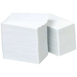 Zebra Technologies Zebra Premier Plus ID Card, 100, White, Polyvinyl Chloride (PVC)