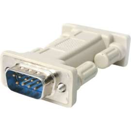 StarTech.com DB9 RS232 Serial Null Modem Adapter, M/M, 1 x DB-9 Male, 1 x DB-9 Male