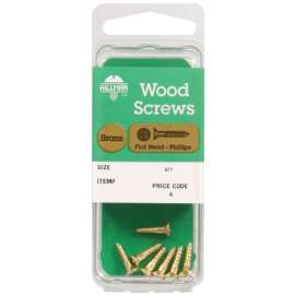 Hillman No. 10 X 3/4 in. L Phillips Wood Screws 3 pk