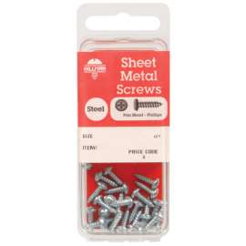 Hillman No. 12 X 2-1/2 in. L Phillips Pan Head Sheet Metal Screws 5 pk