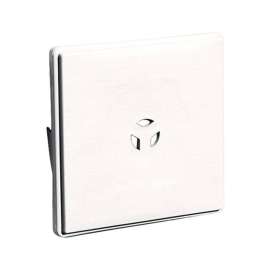 Builders Edge Dutch Lap 6-5/8 in. H X 7/8 in. L Prefinished White Copolymer Mounting Block