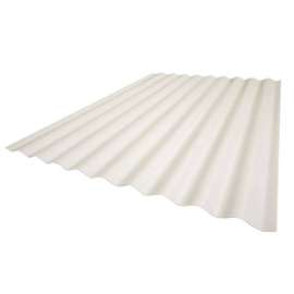 Sequentia 96 in. H X 26 in. W Super 600 White Fiberglass Panel