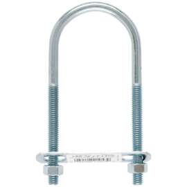 Hampton 5/16 in. X 2 in. W X 4-3/4 in. L Coarse Zinc-Plated Steel U-Bolt