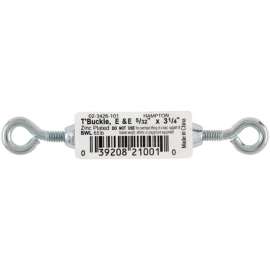 Hampton Zinc-Plated Aluminum/Steel Turnbuckle 65 lb