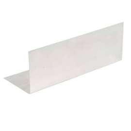 Amerimax 4 in. W X 12 in. L Galvanized Steel Pre-Bent Flashing Shingle Silver