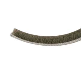 Prime-Line Gray Vinyl Pile Weatherstrip For Storm Doors and Storm Windows 100 ft. L X 0.19 in.