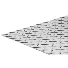 Boltmaster 0.07 in. X 12 in. W X 24 in. L Bright Aluminum Diamond Tread Plate