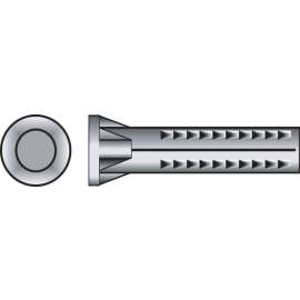 Hillman .19 in. D X 1 in. L Lead Round Head Ribbed Anchor 100 pk