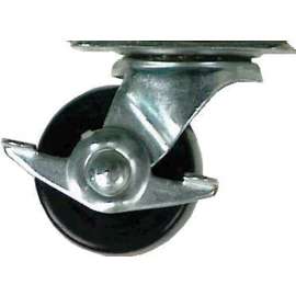 Shepherd Hardware 2 in. D Swivel Hard Rubber Caster with Swivel Plate 125 lb 1 pk