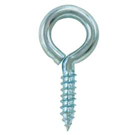 Hampton 1/4 in. D X 1-7/8 in. L Zinc-Plated Steel Screw Eye 70 lb. cap. 50 pk