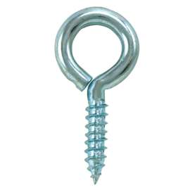 Hampton 9/32 in. D X 2-13/16 in. L Zinc-Plated Steel Screw Eye 120 lb. cap. 50 pk