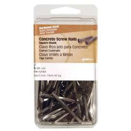Hillman 1 in. Concrete Steel Nail Flat Head 1 lb