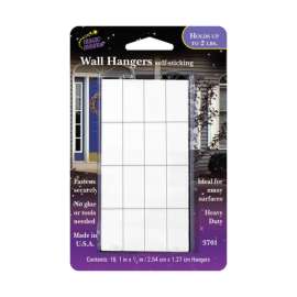 Magic Mounts Self Stick Heavy Duty Adhesive Hangers 2 lb 16 pk
