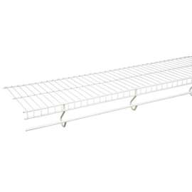 Rubbermaid 96 in. H X 12 in. W X 8 ft. L Steel Free Slide Shelf