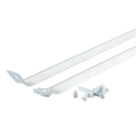 Rubbermaid 1.1 in. H X 5 in. W X 12 in. L Steel Closet Hardware