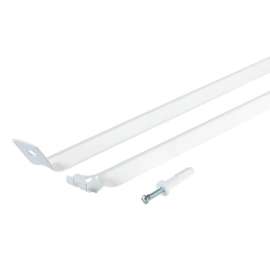 Rubbermaid 1.1 in. H X 12 in. W X 16 in. L Aluminum Support Brace W/Drive Pin