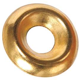 Hillman Brass-Plated Brass .215 in. Countersunk Finish Washer 100 pk