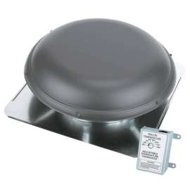 Air Vent 26.2 in. H X 25.8 in. W X 8.8 in. L X 14.5 in. D Brown Metal Power Roof Ventilator