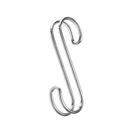 iDesign 2.4 in. H X 3/4 in. W X 8.1 in. L Chrome Closet Hook