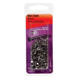 Hillman 18 Ga. X 5/8 in. L Bright Steel Wire Nails 1 pk 2 oz