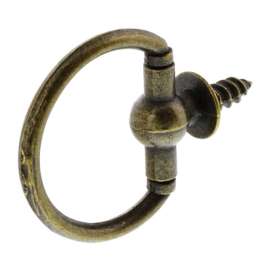 Hillman AnchorWire Antique Round Ring Hanger 2 pk