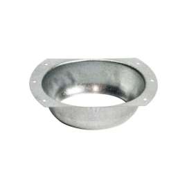 Amerimax 1.5 in. H X 4 in. W X 3 in. L Metallic Galvanized Steel K Gutter Outlet