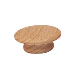 Waddell Traditional Round Furniture Knob 1-1/2 in. D .5 in. Unfinished 2 pk