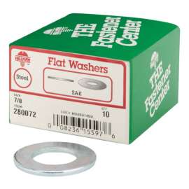 Hillman Zinc-Plated Steel 7/8 in. SAE Flat Washer 10 pk