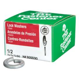 Hillman 1/2 in. D Zinc-Plated Steel Split Lock Washer 50 pk